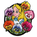 Alice In Wonderland Flowers Disney Iron on Patch 