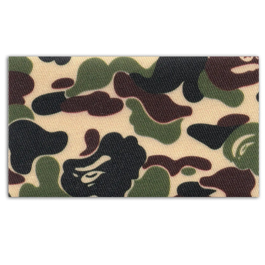 Ape Head Green Camouflage Pattern Box Iron On Foto Patch 