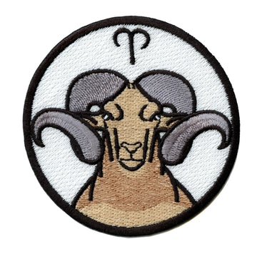 Aries Zodiac Sign Iron On Patch 