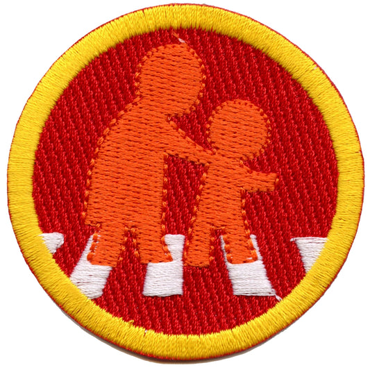 Assisting The Elderly Embroidered Merit Badge Iron on Patch 