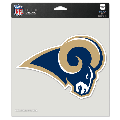 Los Angeles Rams Team Logo Die Cut Decal 8 X 8