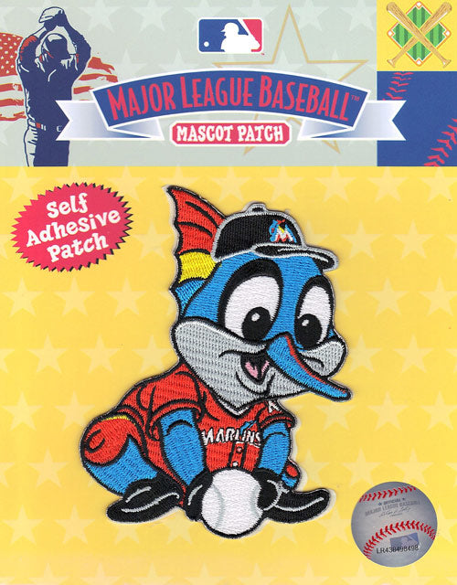 Miami Marlins Team Baby Mascot 'Billy the Marlin' Self-Adhesive Patch 