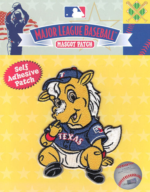 Texas Rangers Team Baby Mascot 'Captain' Self-Adhesive Patch 