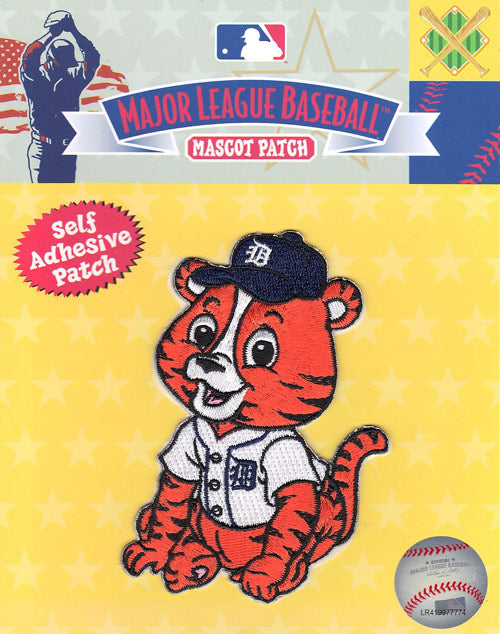 Detroit Tigers Team Baby Mascot 'Paws' Self-Adhesive Patch 