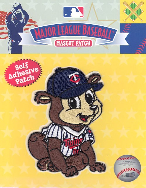 Minnesota Twins Team Baby Mascot 'TC Bear' Self-Adhesive Patch 