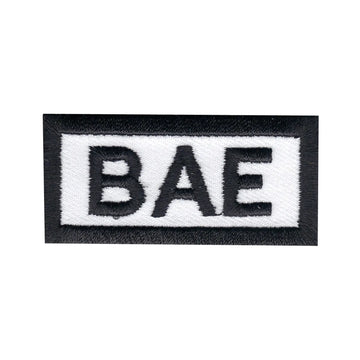 BAE Iron On Embroidered Patch 