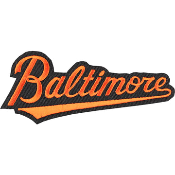 Baltimore Orioles Black Script Jersey Patch (2009) 