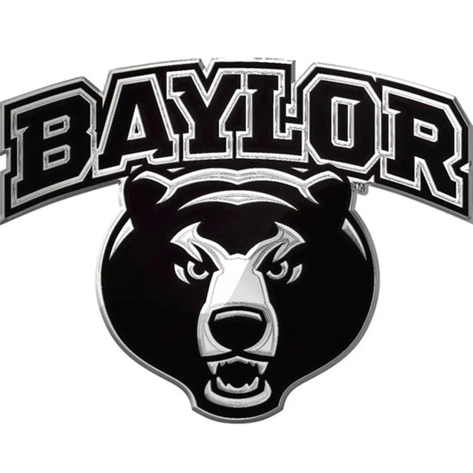Baylor Bears Word-mark NCAA College Team Logo Auto Car Solid Metal Emblem 