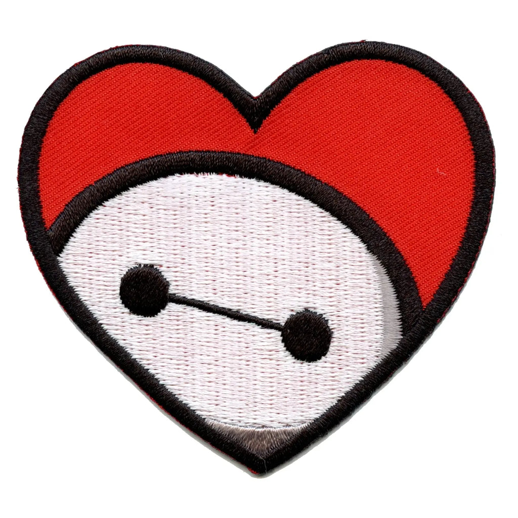 Big Hero 6 Baymax Heart Disney Iron on Patch 