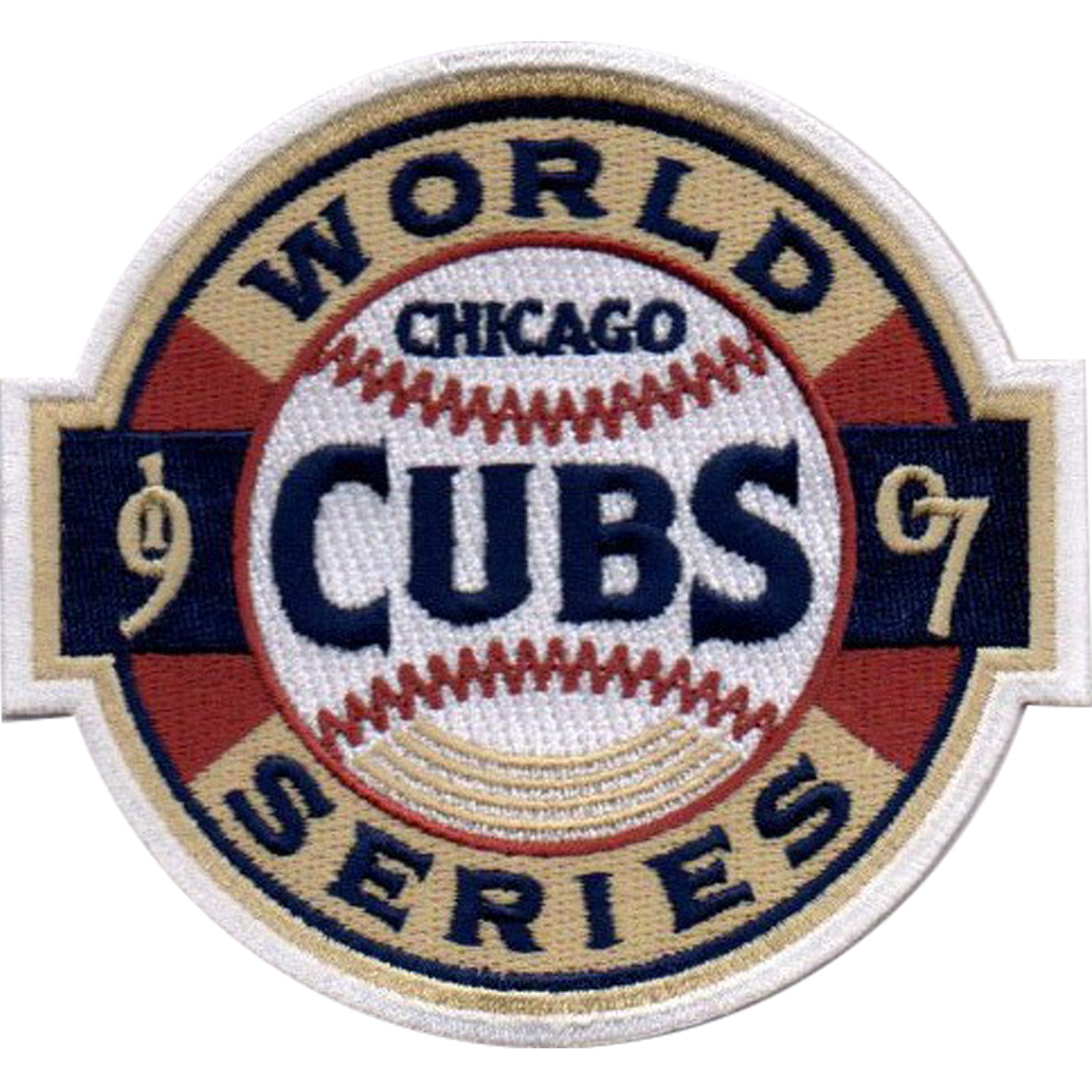 1907 Chicago Cubs MLB World Series Championship Jersey Patch 