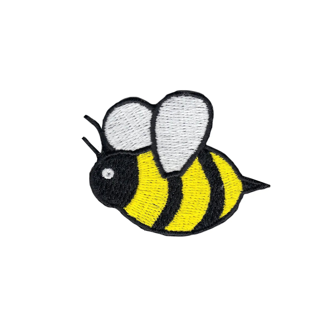 Bee Embroidered Iron On Patch – Patch Collection