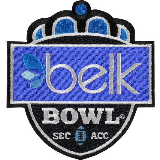 Belk Bowl Game Jersey Patch SEC vs ACC Arkansas Vs. Virginia Tech 