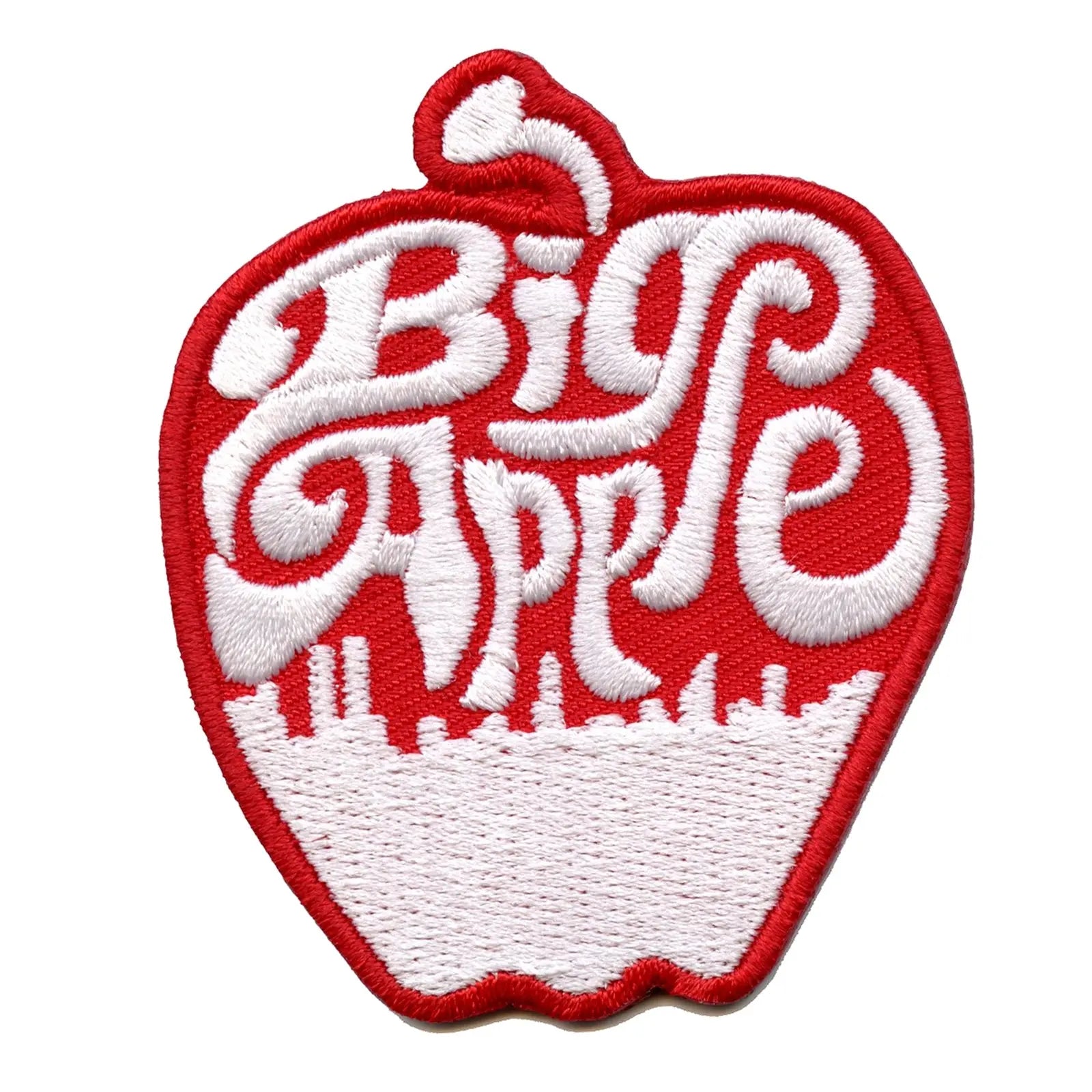 Big Apple New York Embroidered Iron On Patch (ALT) 