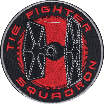 Star Wars Black Tie Fighter Squadron Iron On Patch 