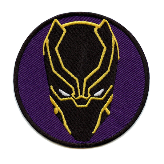 Marvel Black Panther Patch Mask Logo Embroidered Iron On – Patch Collection