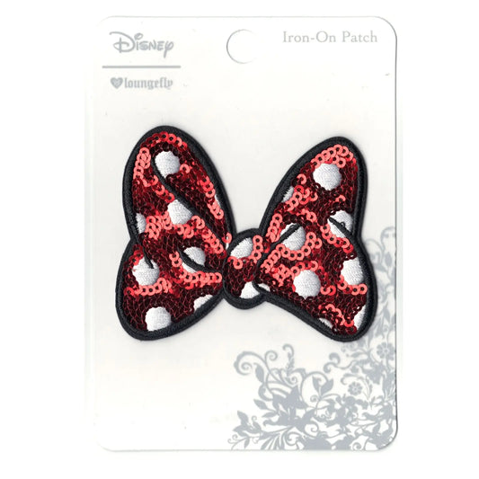 Disney Minnie Mouse Red Bow Iron on Patch 