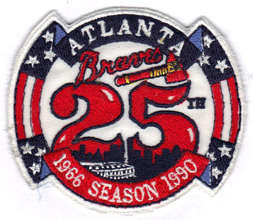 1995 Atlanta Braves 30th Anniversary Jersey Sleeve Patch