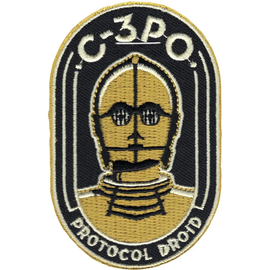 Star Wars Official C-3PO 'Protocol Droid' Iron On Patch 