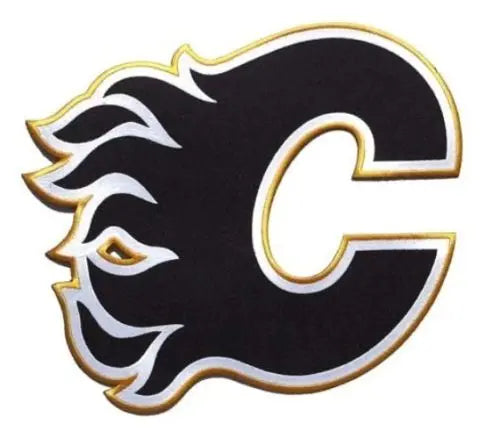 Calgary Flames Primary Team Logo Black C Patch 