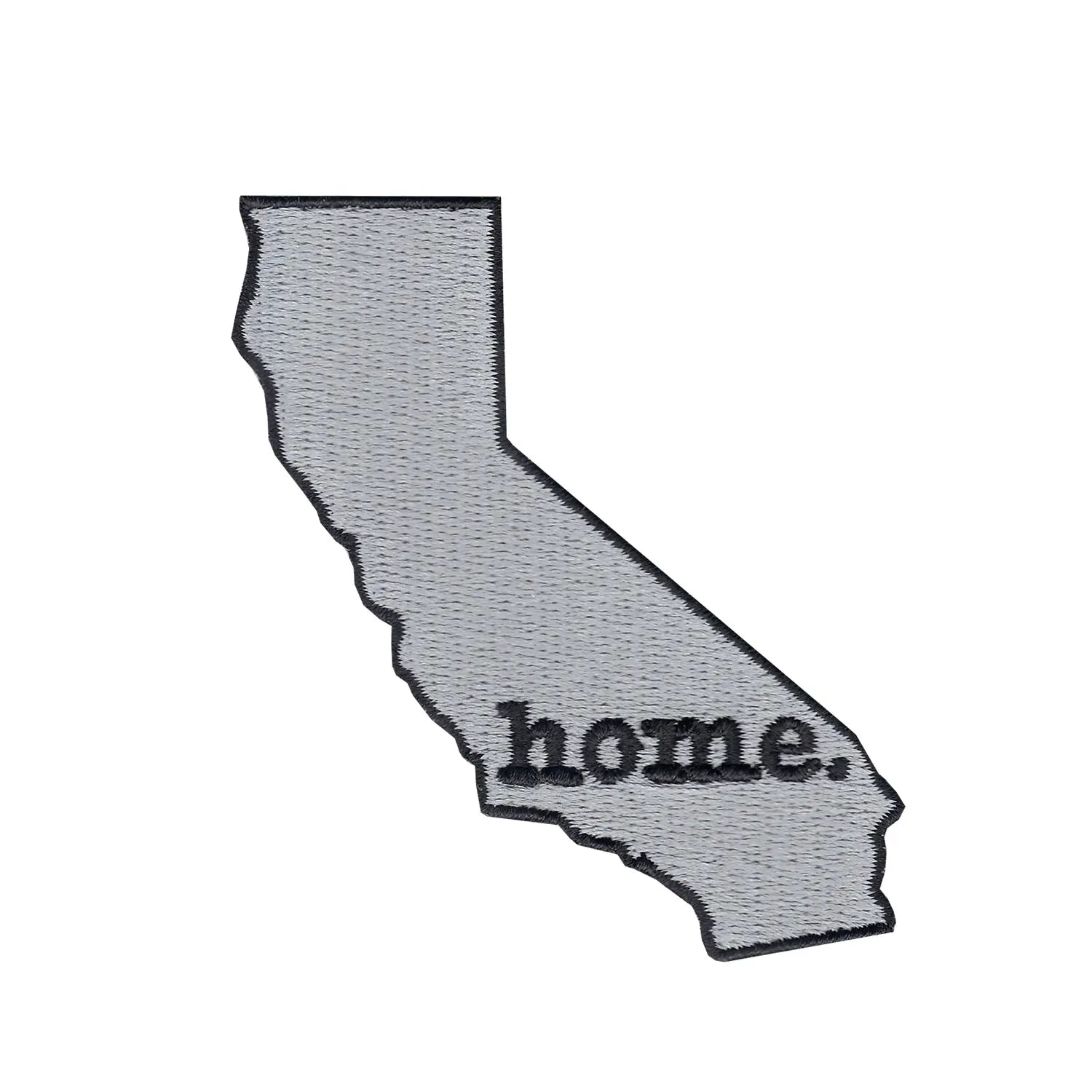 California Home State Iron On Embroidered Patch 
