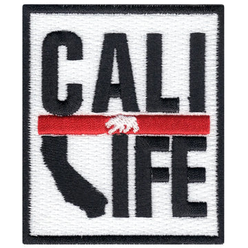 Cali Life State Iron On Embroidered Patch 
