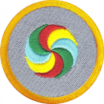 Candy Fun Wilderness Scouts Merit Badge Iron on Patch 