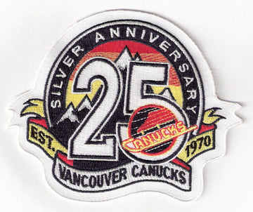 1995 Vancouver Canucks 25th Anniversary Jersey Patch 