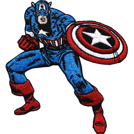 The Avengers Captain America Full Body Iron on Applique Patch 