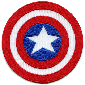 Captain America Shield Logo Iron on Patch 