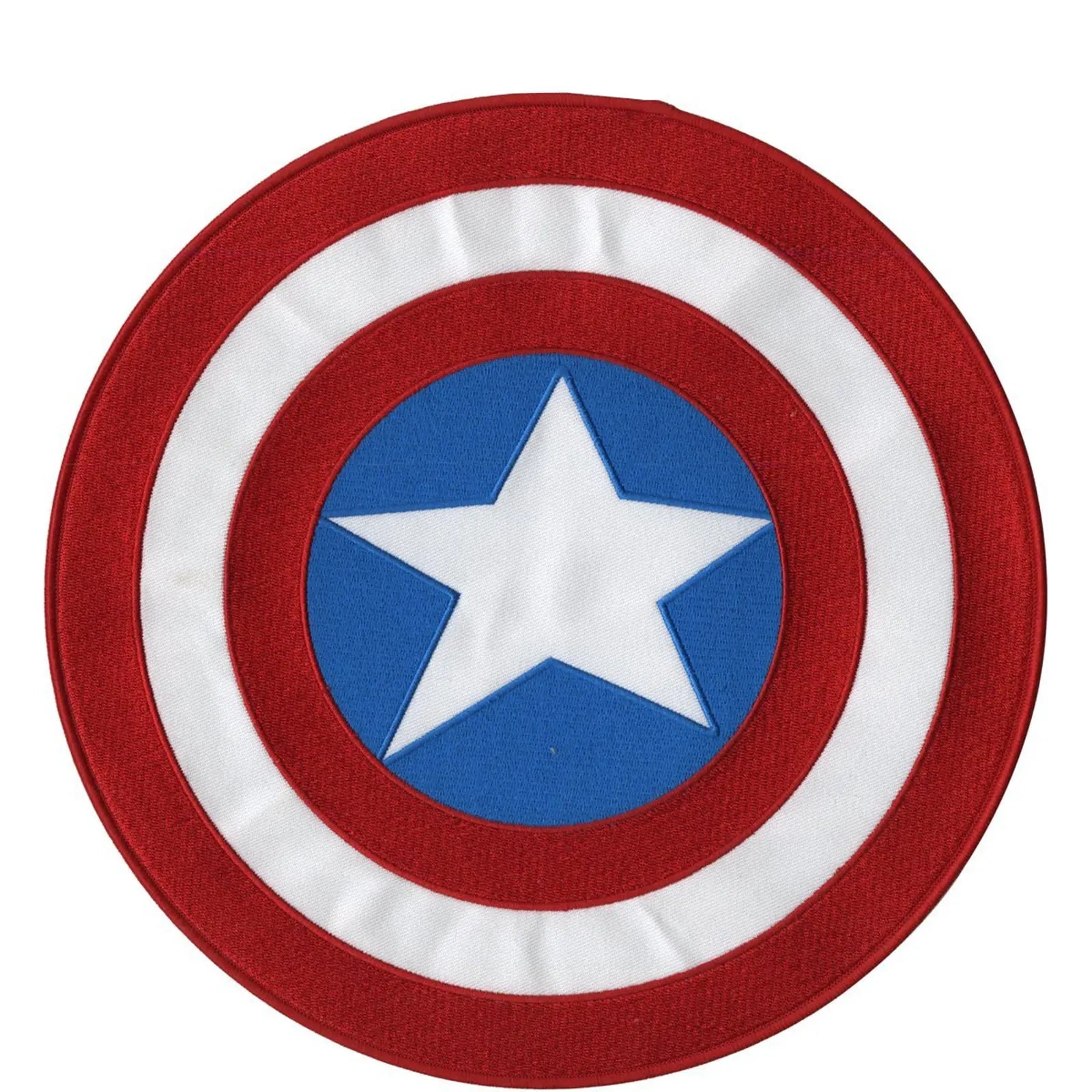Captain America Shield Logo X-Large Logo Iron on Patch 