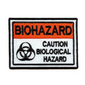 Biohazard Sign Embroidered Iron On Patch 