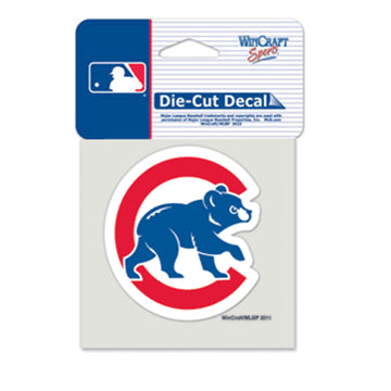Chicago Cubs Alternate Team Logo Die Cut Decal 4 X 4 