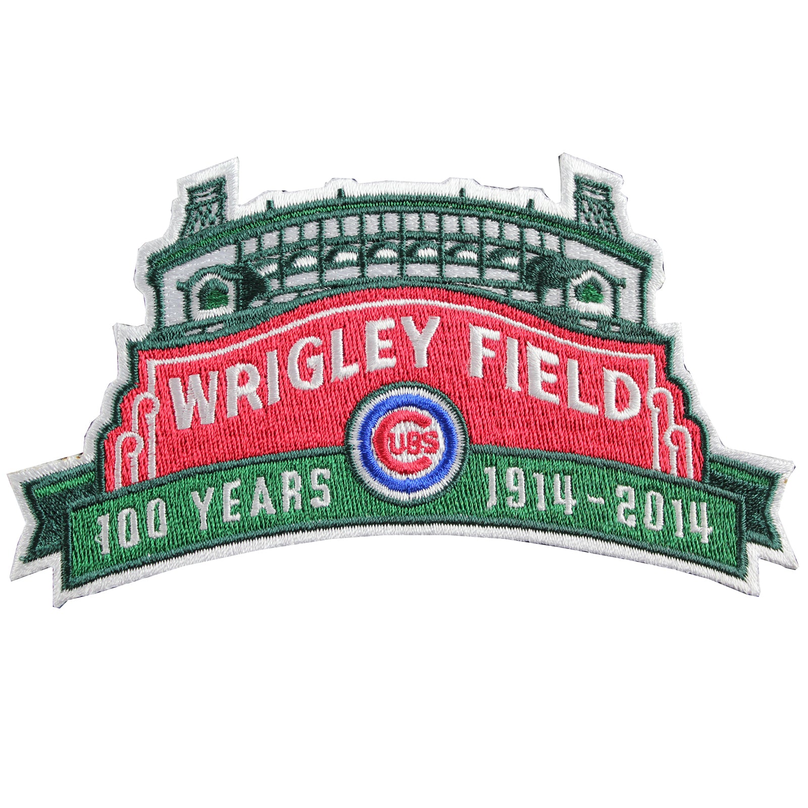 2014 Chicago Cubs Wrigley Field's 100th Anniversary MLB Season Jersey Sleeve Patch 