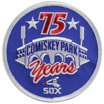 Chicago White Sox Comiskey Park 75 Year Anniversary Patch