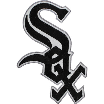 Chicago White Sox 'Sox' Team Logo Jersey Sleeve Patch (Grey Border) 