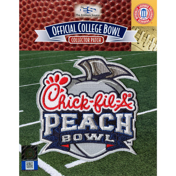 2021 Chick-Fil-A Peach Bowl Game Jersey Patch (Michigan State Pittsburgh) 