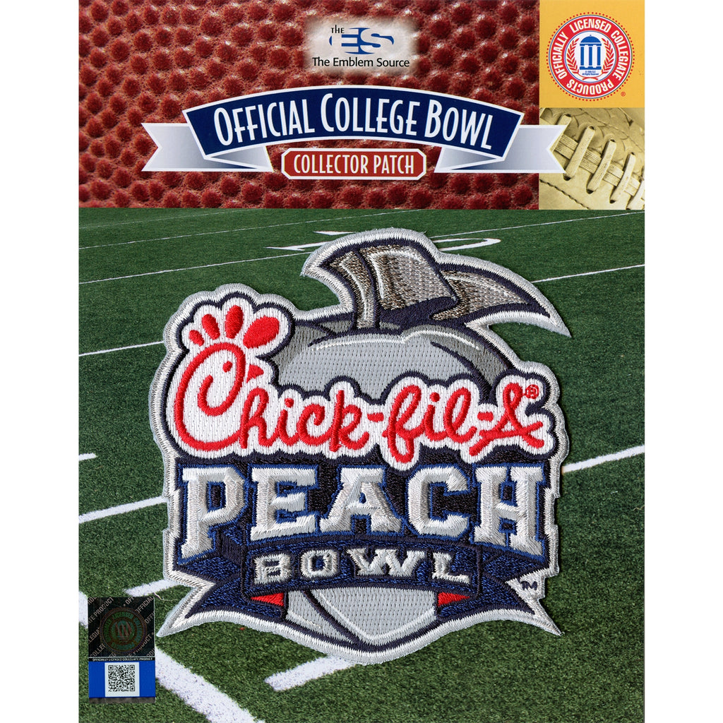 2021 Chick-Fil-A Peach Bowl Game Jersey Patch (Michigan State Pittsburgh) 