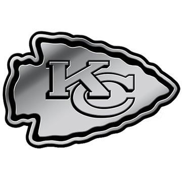 Kansas City Chiefs 3D Chrome Auto Emblem RICO 