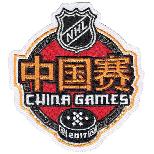 2017 Official NHL China Games Los Angeles Kings Vancouver Canucks Jersey Commemorative Patch 