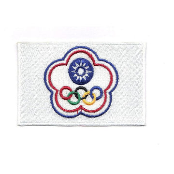 Chinese Taipei Taiwan Embroidered Country Flag Patch 