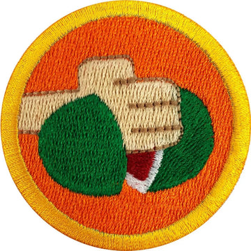 Karate Wilderness Scouts Merit Badge Iron on Patch 