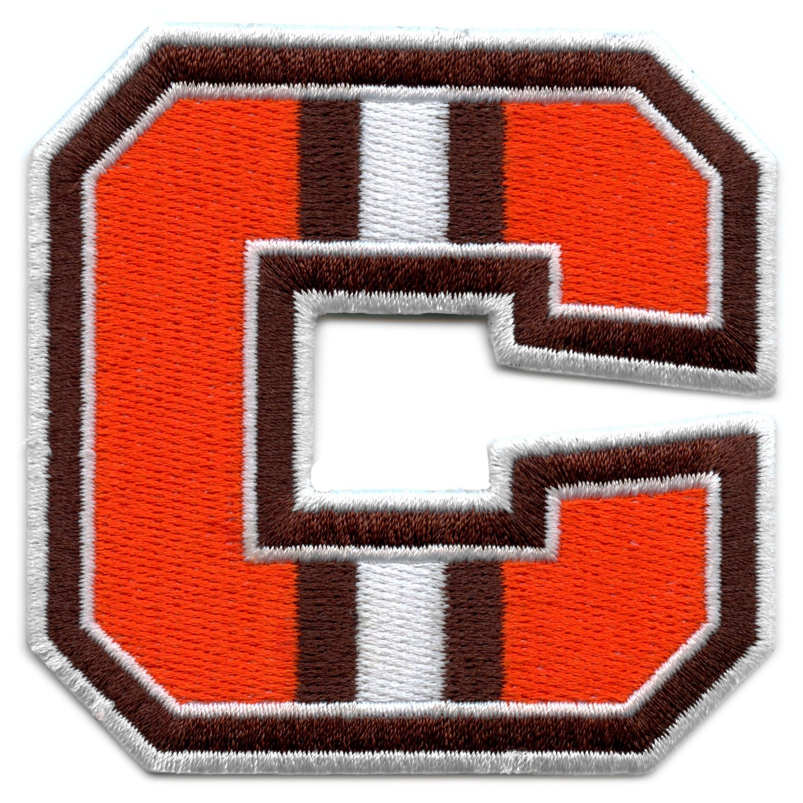 City Of Cleveland "C" Logo Football Jersey Parody Embroidered Iron On Patch 