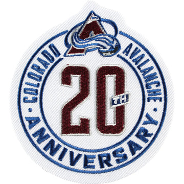 2015 Colorado Avalanche Team 20th Anniversary Season Logo Jersey Alternate Patch 