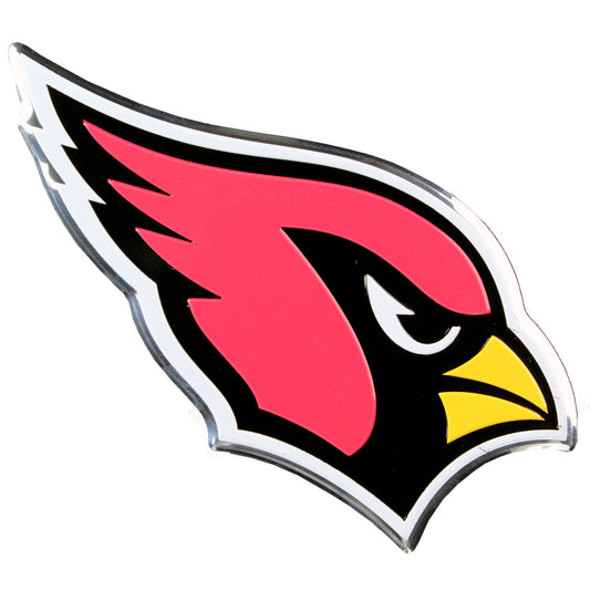 Arizona Cardinals Colored Aluminum Car Auto Emblem 