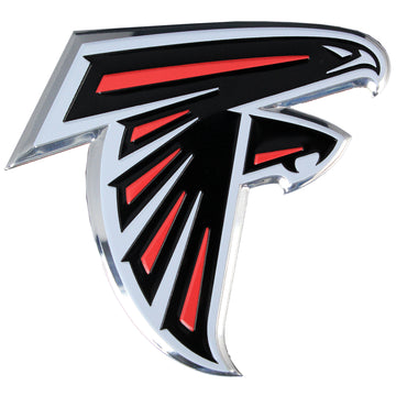 Atlanta Falcons Colored Aluminum Car Auto Emblem 
