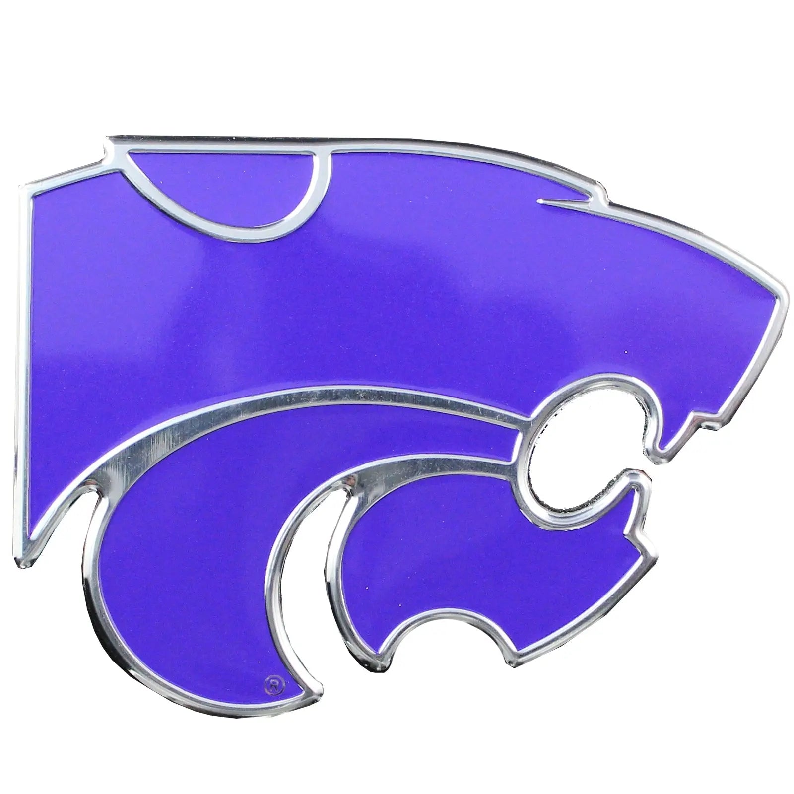Kansas State Wildcats Colored Aluminum Car Auto Emblem 