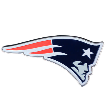 New England Patriots Colored Aluminum Car Auto Emblem 