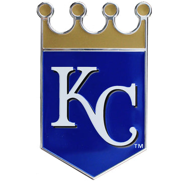 Kansas City Royals Colored Aluminum Car Emblem 