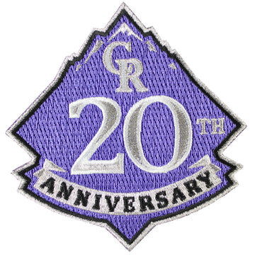 2013 Colorado Rockies 20th Anniversary Logo Sleeve Patch 