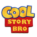 Funny Cool Story Bro Iron On Embroidered Patch 